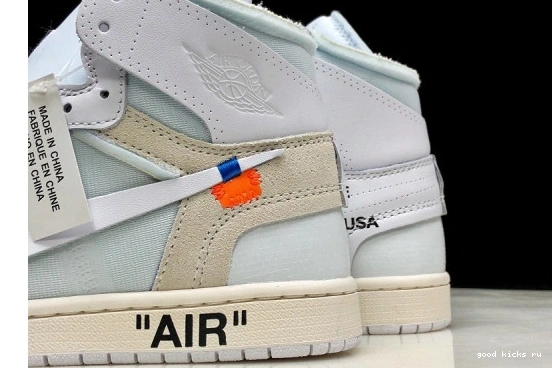 White 100 Jordan Retro Air 1 AQ0818 O-W High  AQ0818-100 0220